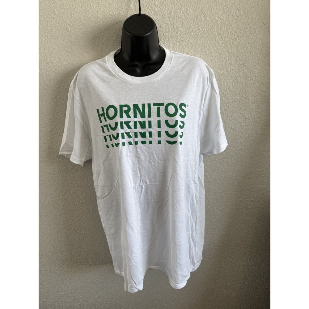 Allmade Mens Hornitos Tequila Graphic Logo White Tri-Blend T Shirt Large NWOT